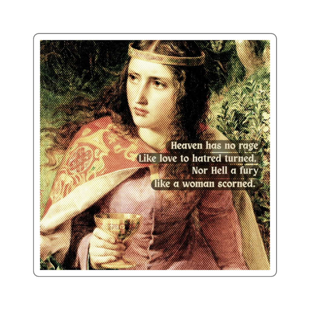 Queen Eleanor Square Stickers