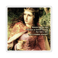 Queen Eleanor Square Stickers