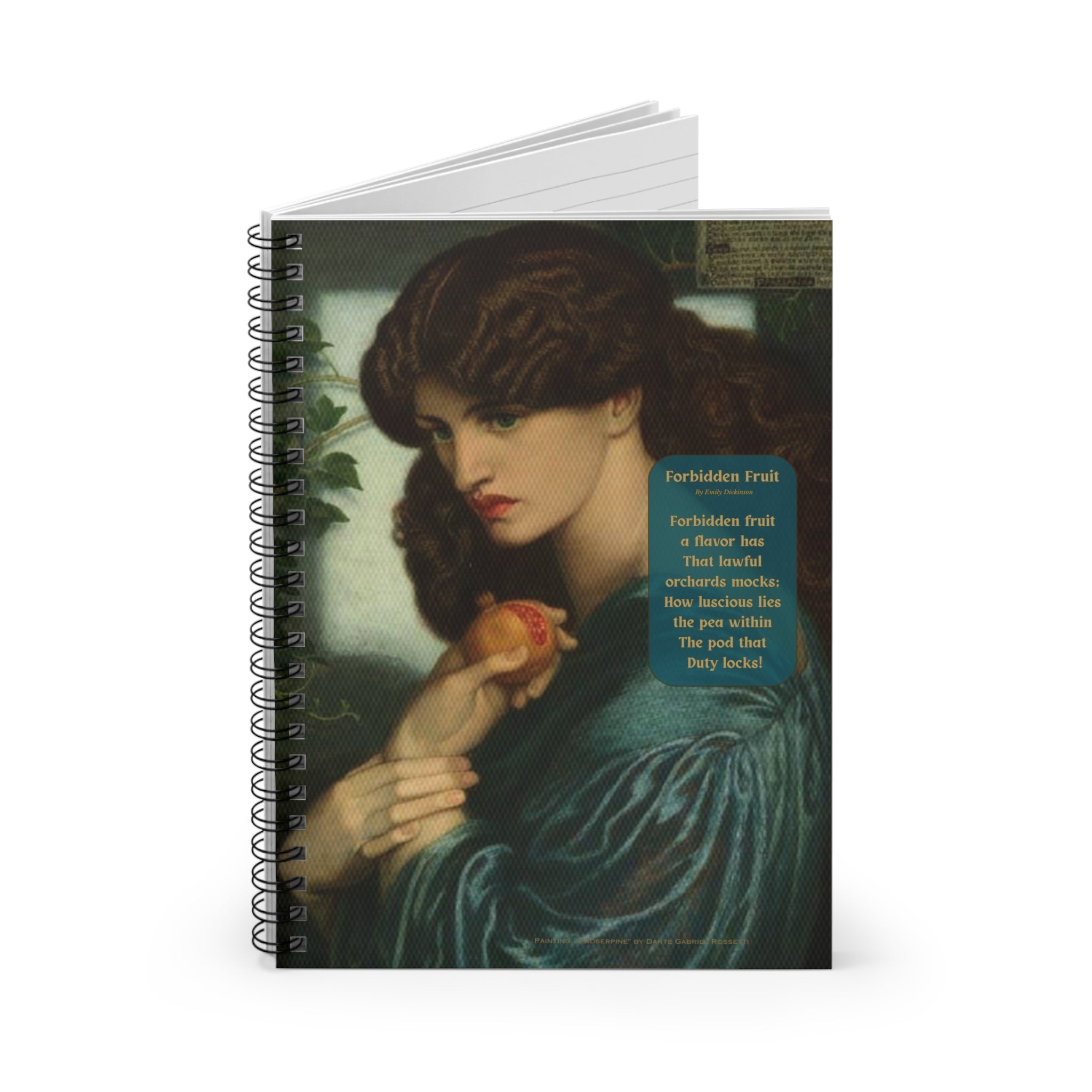 Persephone Spiral Notebook - Ruled Line