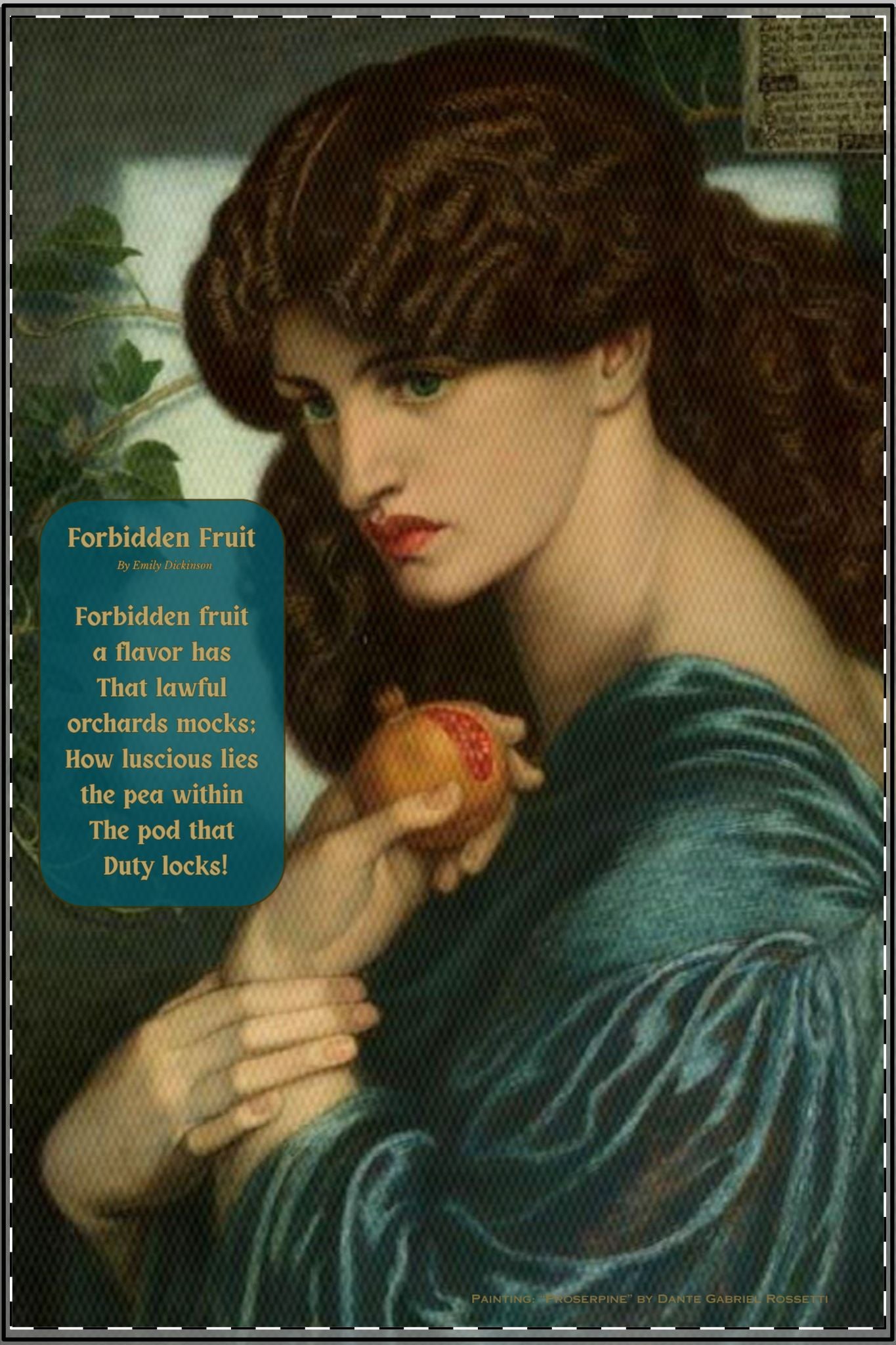 Persephone Satin Poster