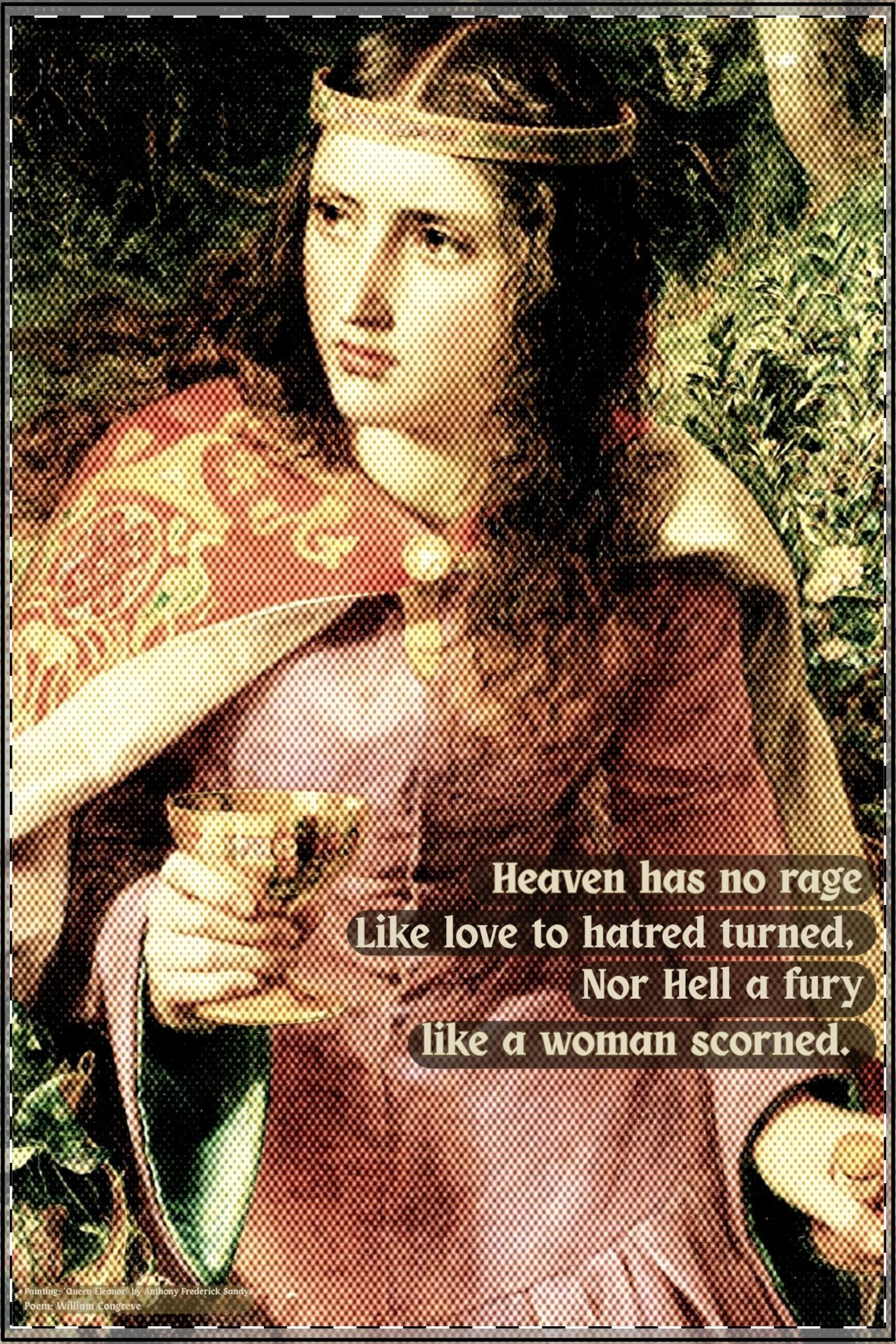 Queen Eleanor Satin Poster